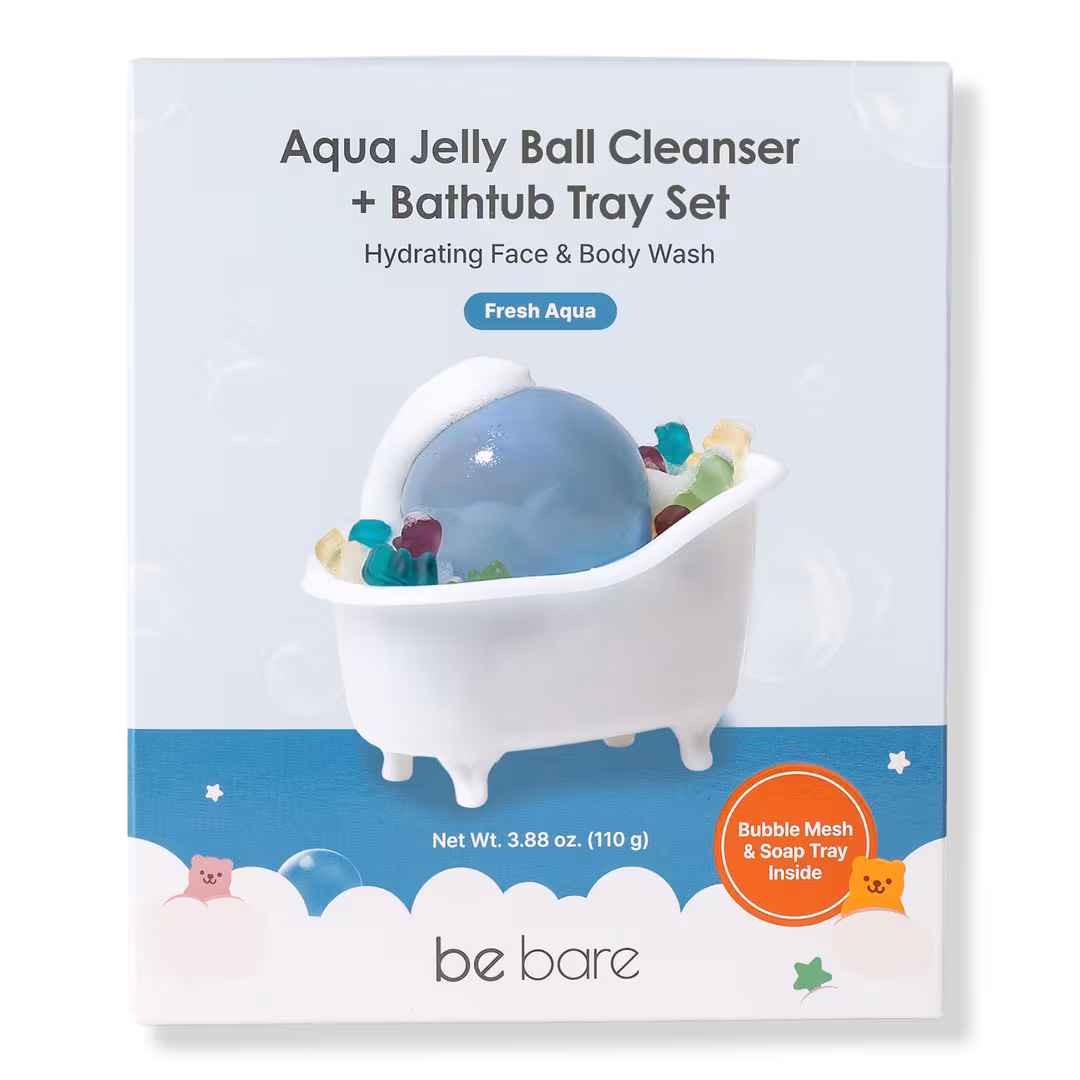 be bare  Aqua Jelly Ball Cleanser - Fresh Aqua