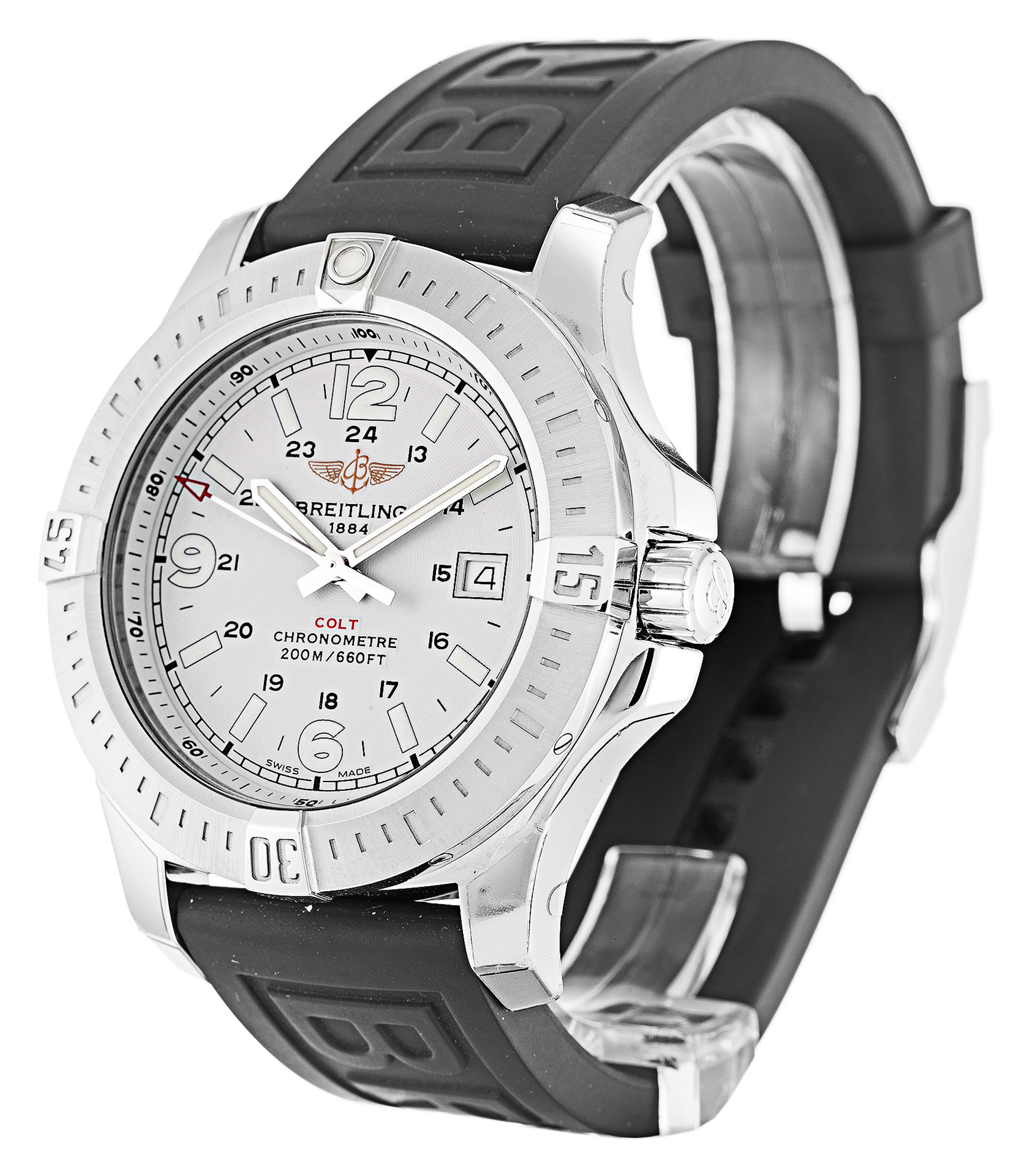 Replica Breitling Colt Quartz White Dial Stick Markers A74388