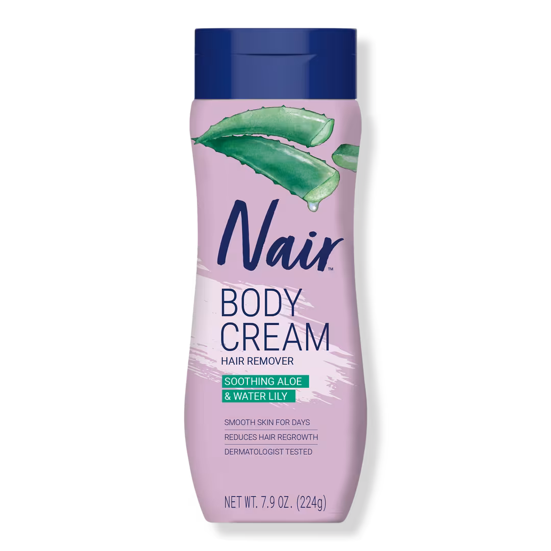 Nair  Body Cream Hair Remover with Soothing Aloe and Water Lily