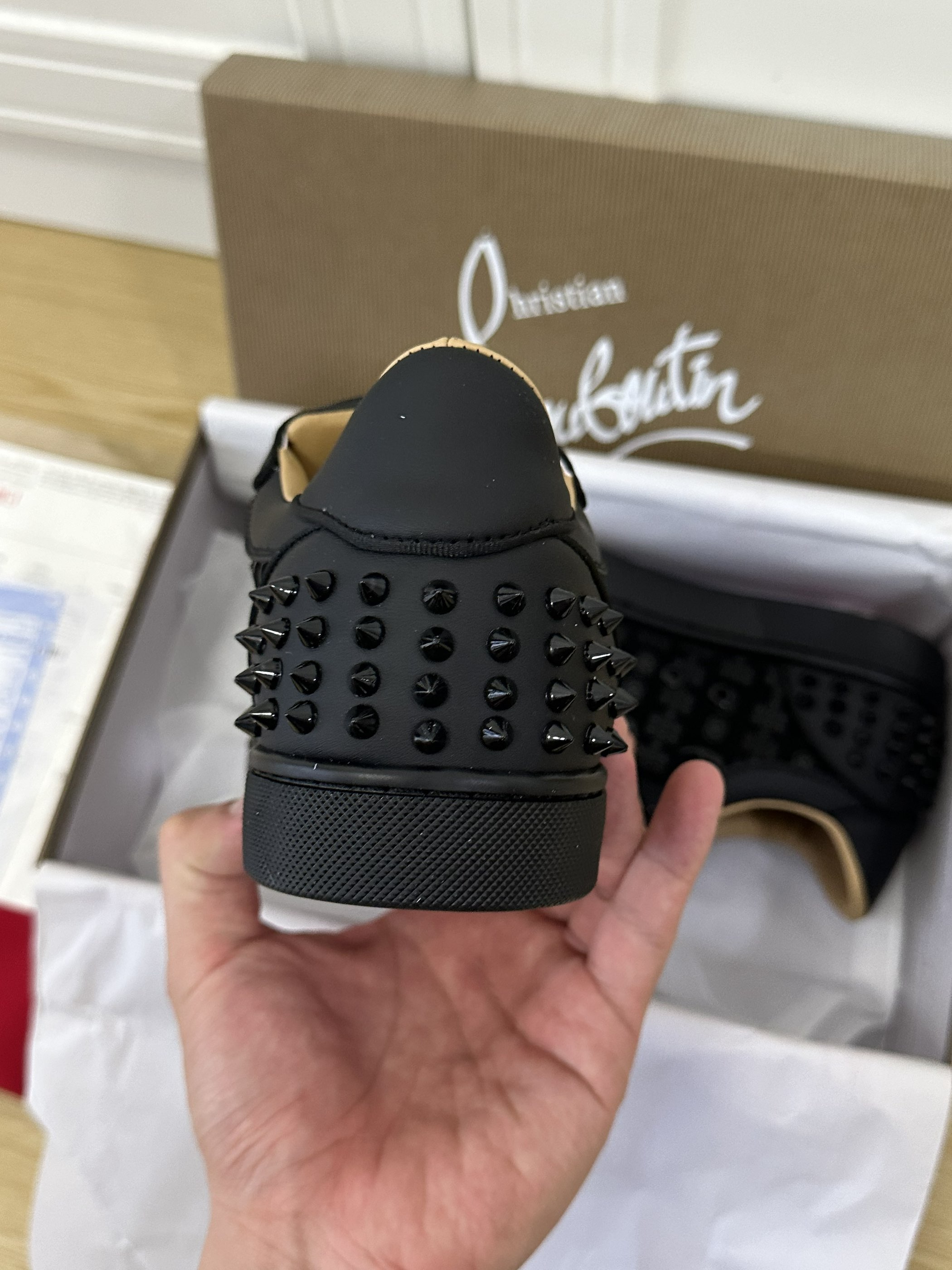 Christian Louboutin Louis Junior Spikes - CCSHOES