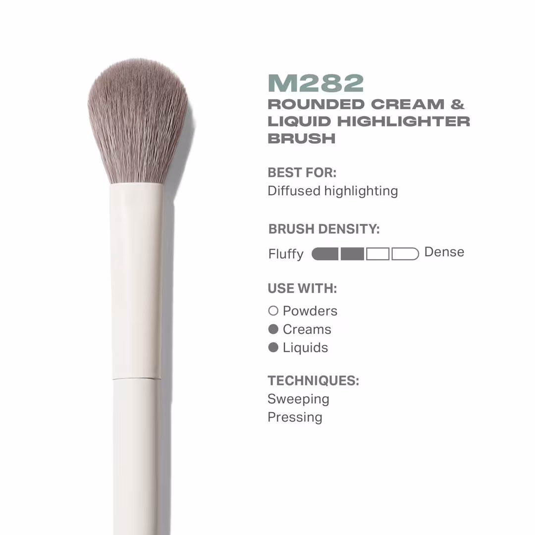 Morphe  M282 Rounded Cream & Liquid Highlighter Brush