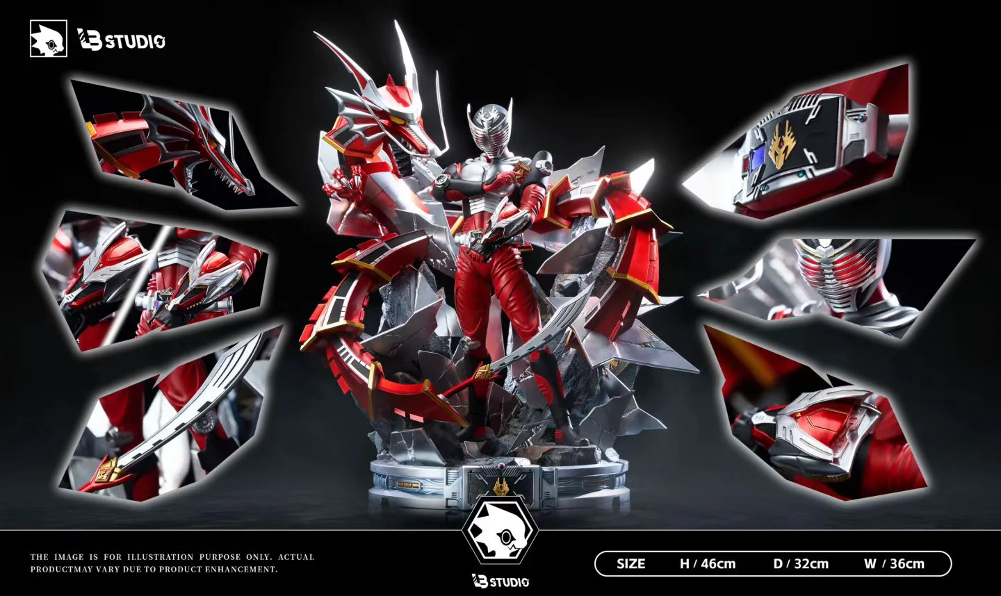 LB Studio - Kamen Rider Ryuki Unrivaled Dragon | 假面骑士 龙骑 无双龙