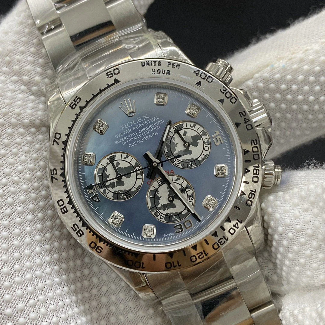 Rolex Watch DAYTONA STAINLESS STEEL CUSTOM MOP DIAL DIAMOND NUMERALS