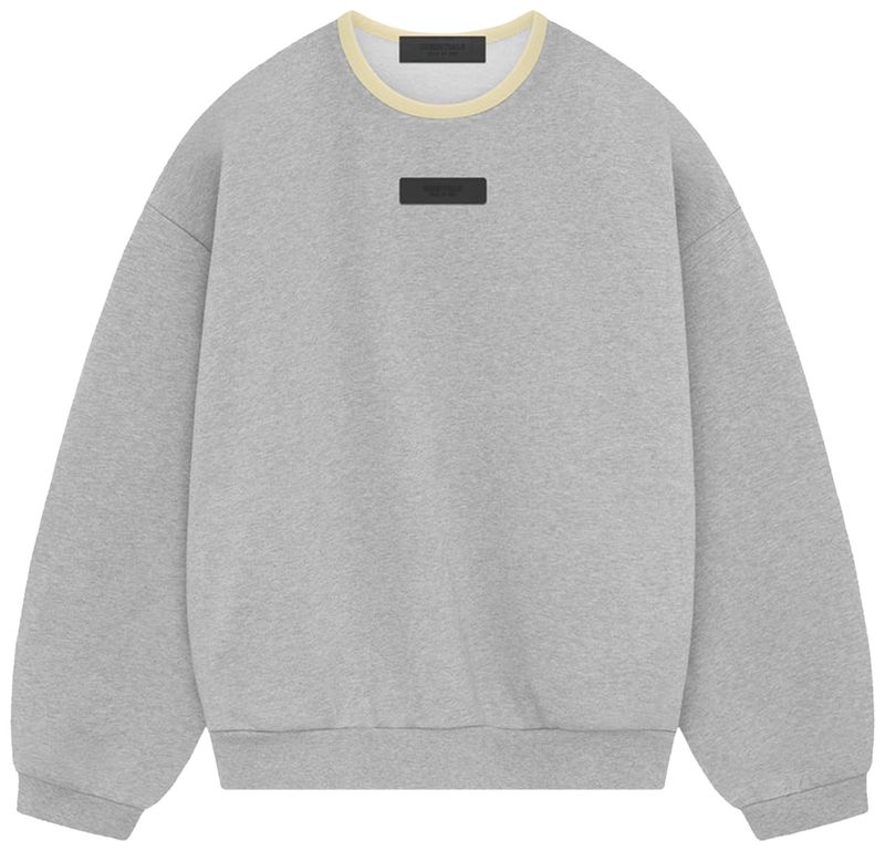 Hoodie Crewneck Light Heather Grey/SS24