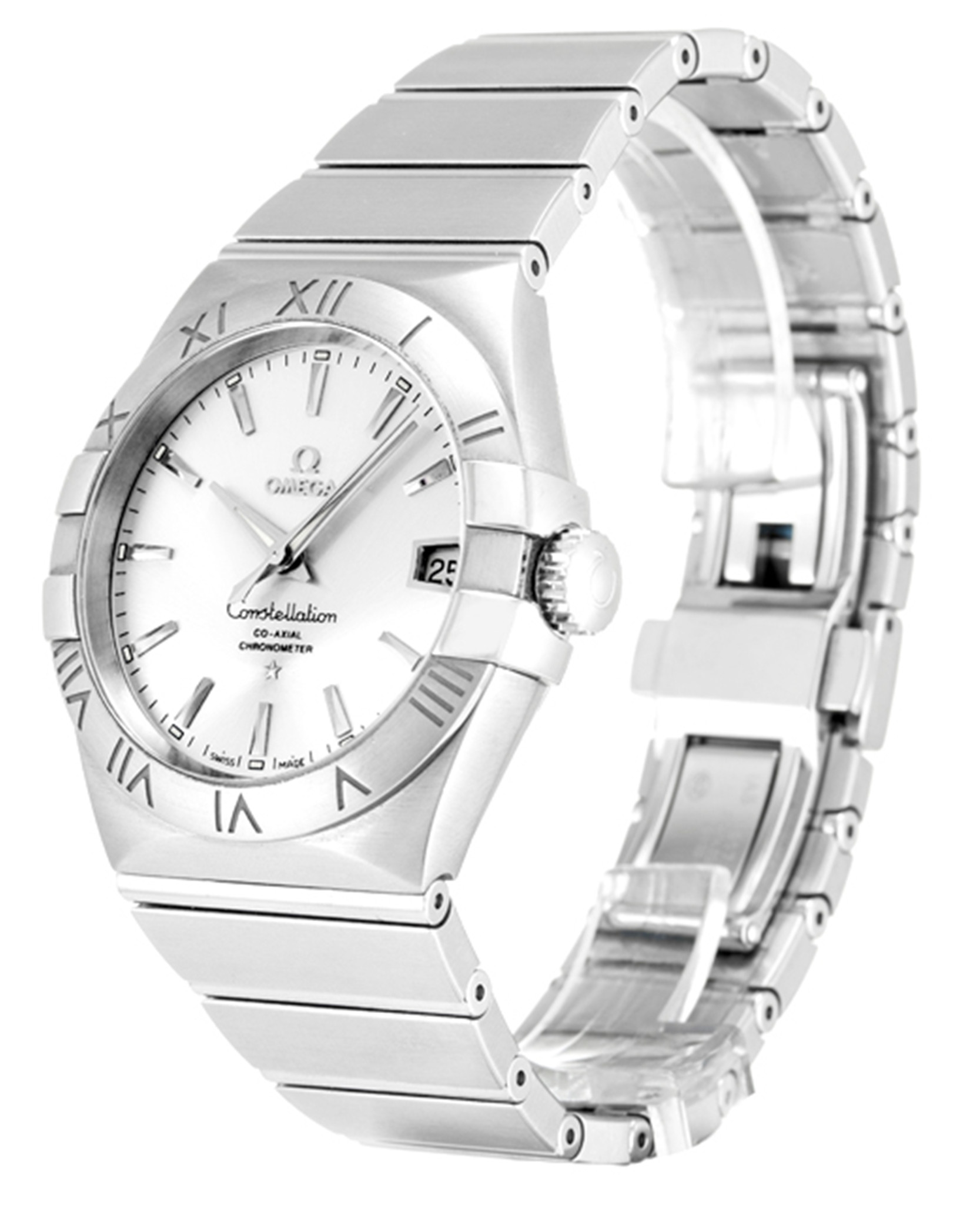 Replica Omega Constellation White Dial White Case 123.10.38.21.02.001 38MM
