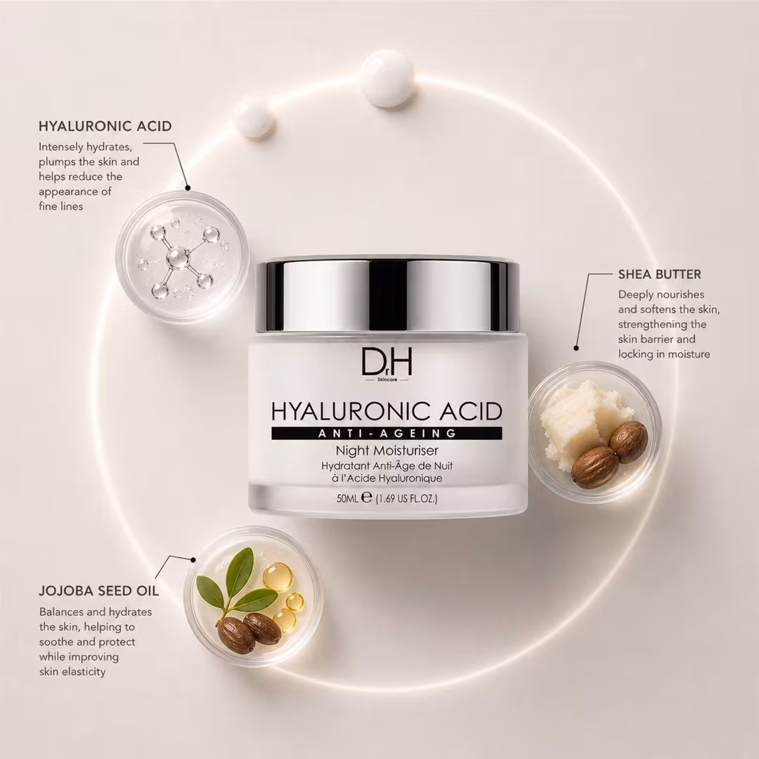 Dr H  Hyaluronic Acid Anti-Aging Night Moisturizer