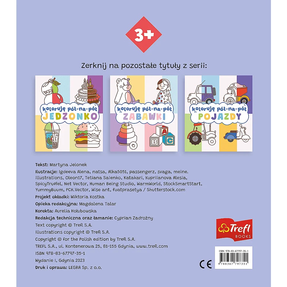 Zwierzątka. Koloruję Pół Na Pół