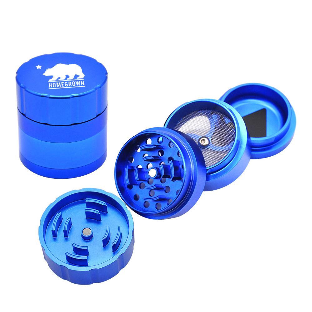 Polar Bear Aluminum Alloy Herb Grinder 4 Layer