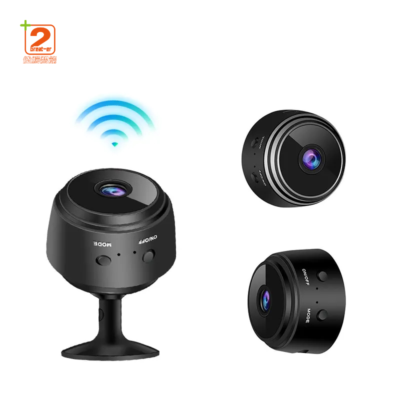 2026 Home Security Mini WiFi IP Camera, Wireless Battery Cam with Night Vision, Remote View Surveillance Camera