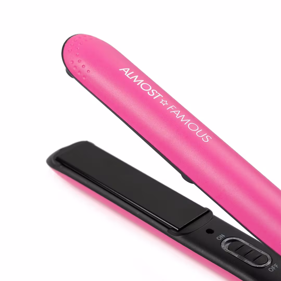 Almost Famous  Fierce Glam Tourmaline Flat Iron with Travel Pouch
