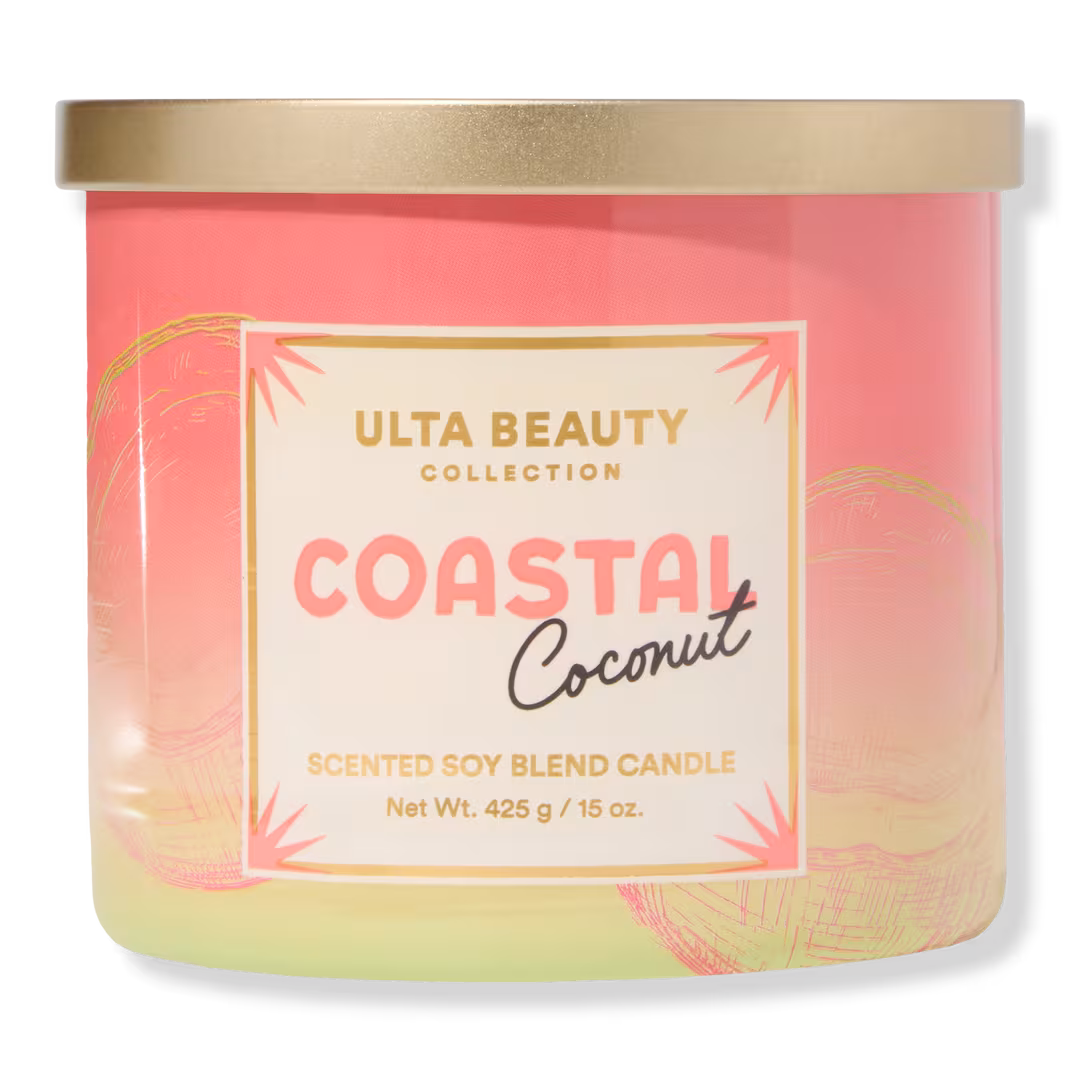 ULTA Beauty Collection  Coastal Coconut 3-Wick Scented Candle