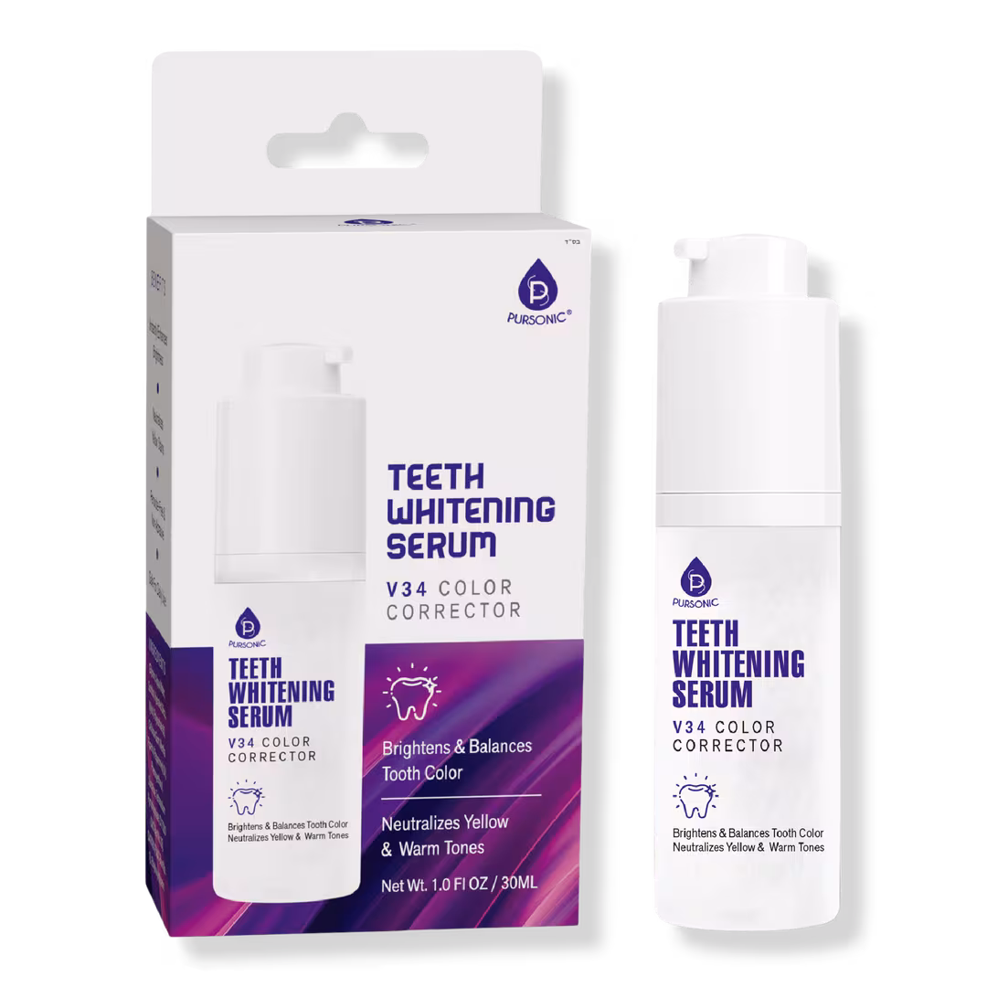PURSONIC  Teeth Whitening Serum with V34 Color Corrector Technology