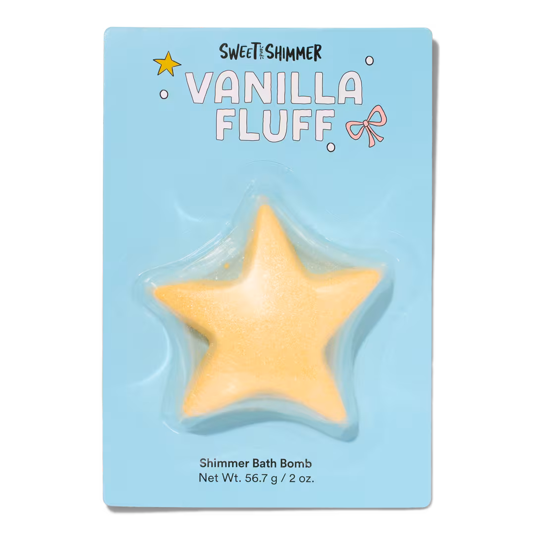 Sweet & Shimmer  Vanilla Fluff Star Bath Fizzer