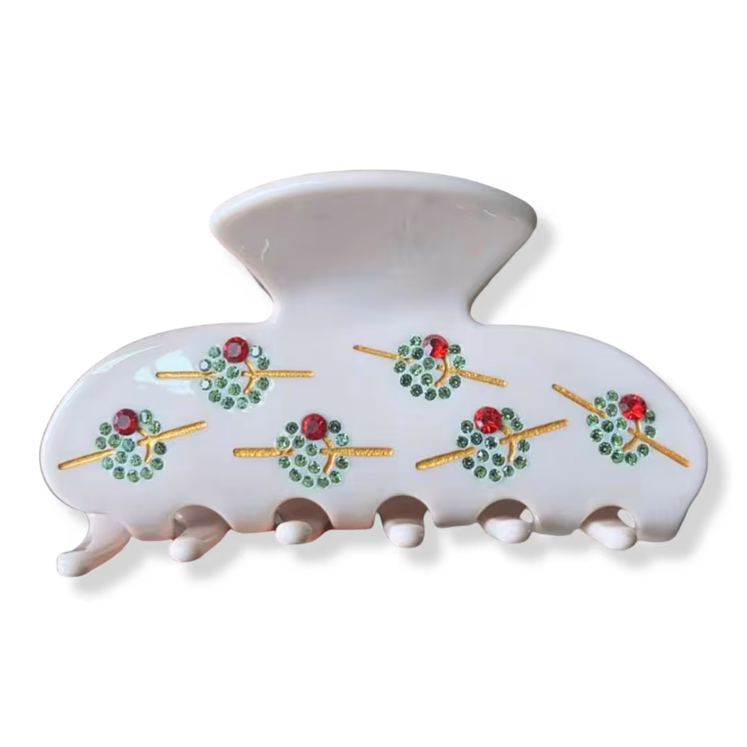 RPZL  Italian Acetate Sweetheart Claw Clip