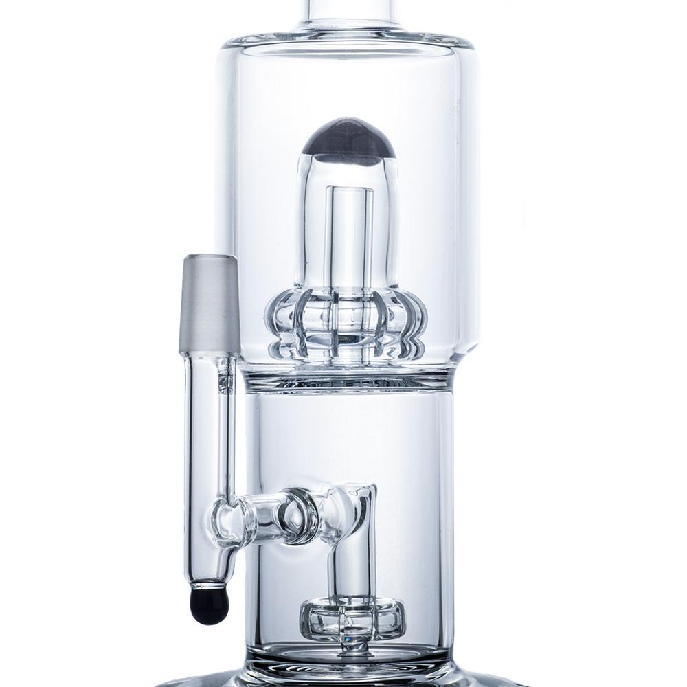 12 Disc/UFO Perc Glass Bong