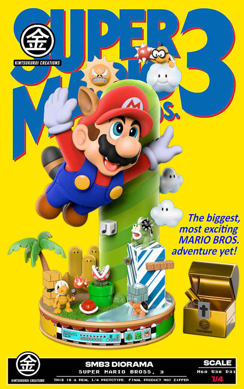 Super Mario - Super Mario | 1:4 Resin Statue | by KINTSUKUROI Studio