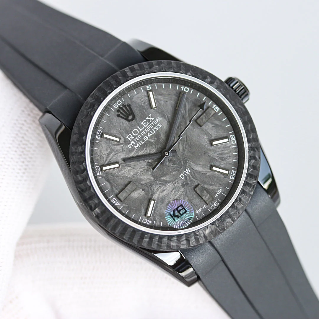 Rolex Watch MILGAUSS 36MM CUSTOM ALL CARBON FIBER Watch