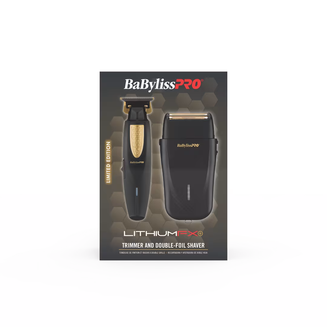 BaBylissPRO Barberology  Cordless LithiumFX+ Ergonomic Trimmer & Shaver Prepack