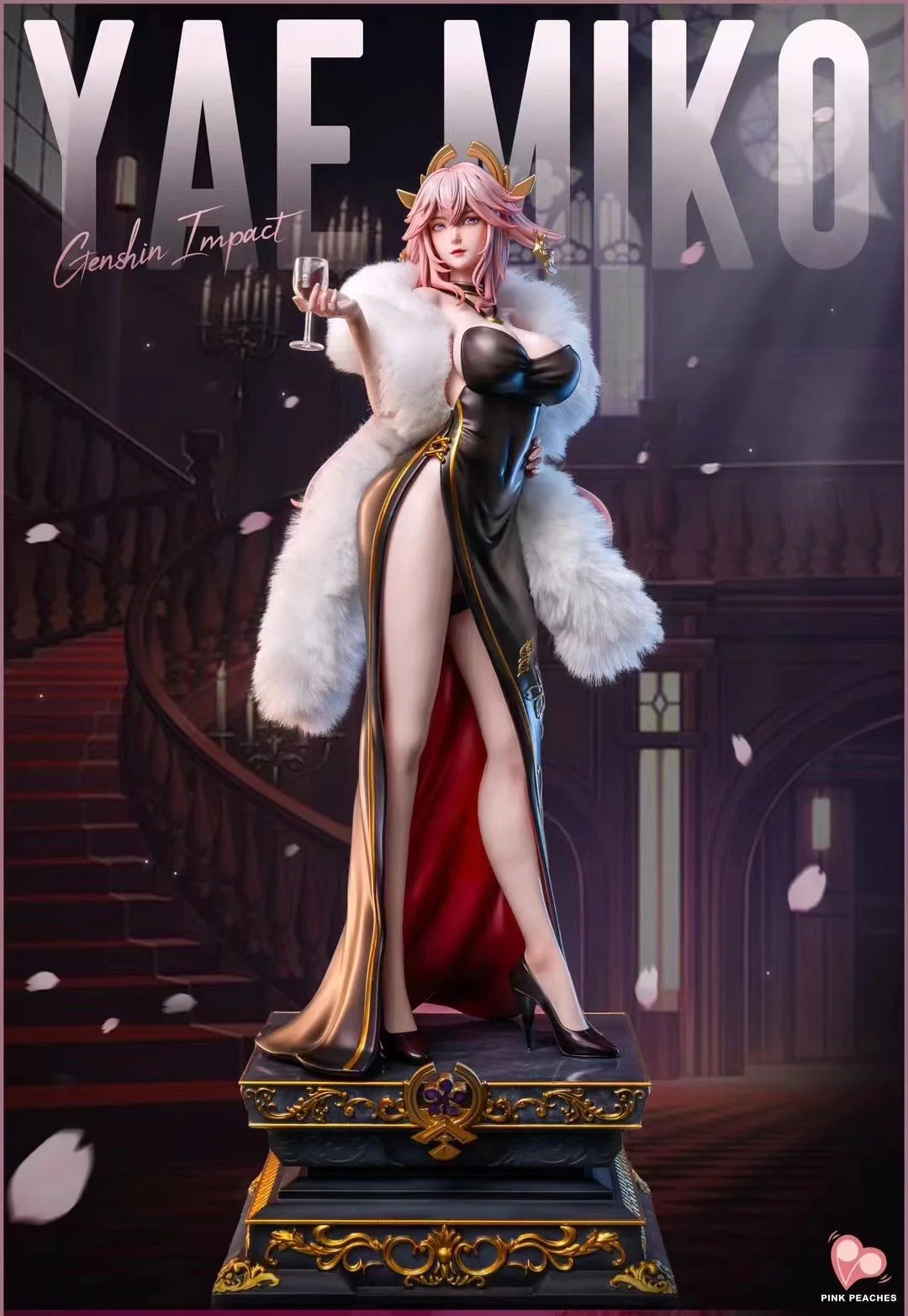 Pink Peaches Studio - Genshin Impact Yae Miko (Eveningwear Series) | 原神 八重神子 (礼服系列)