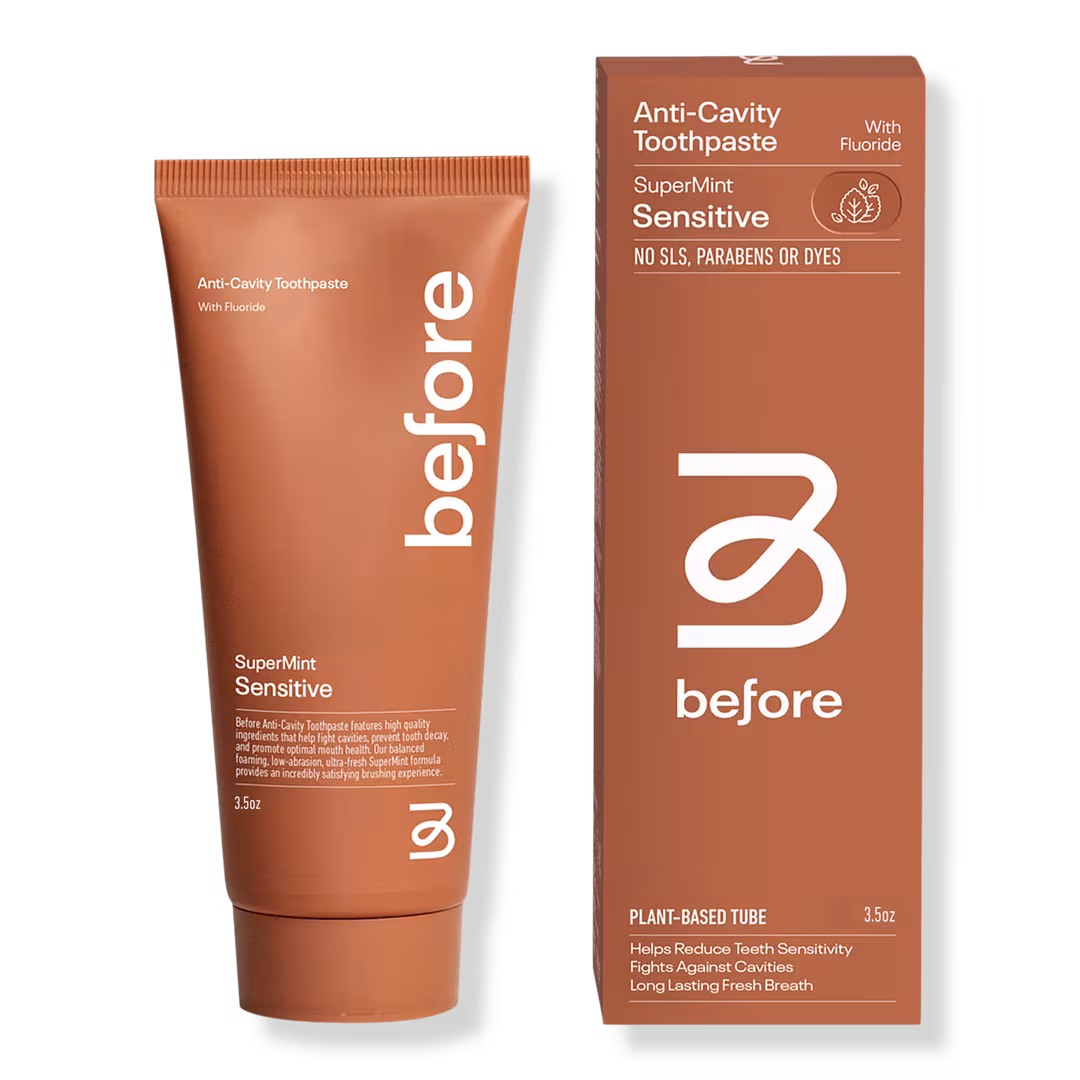 Before Oral Care  Anti-Cavity SuperMint Sensitive