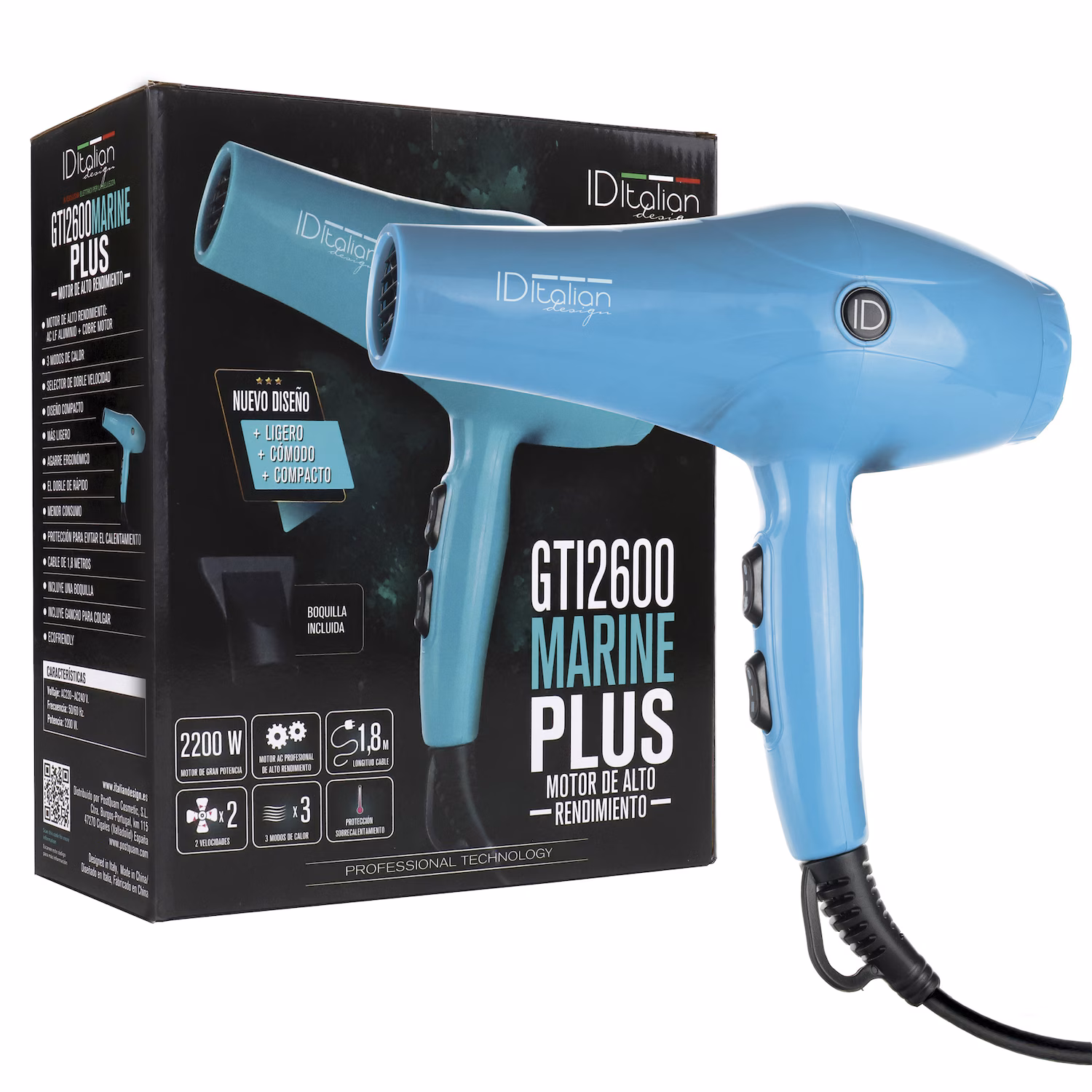 Gti 2600 Marine Plus Hair Dryer  .
