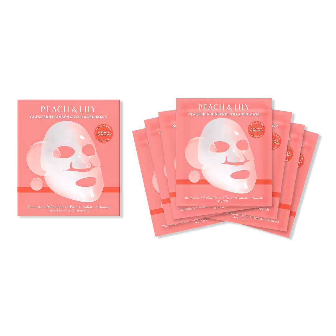 PEACH & LILY  Glass Skin Ginseng Collagen Mask