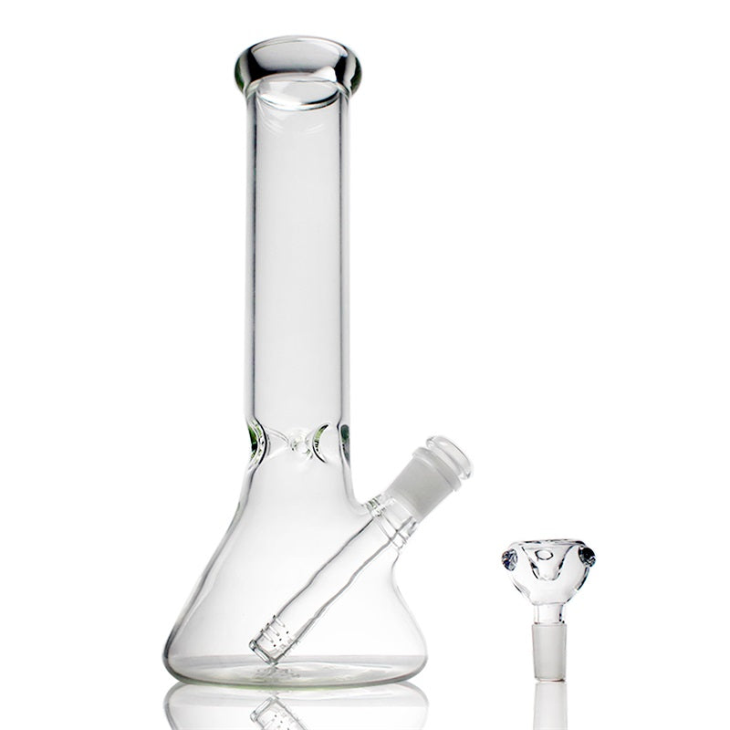 9 Clear Glass Beaker Bong