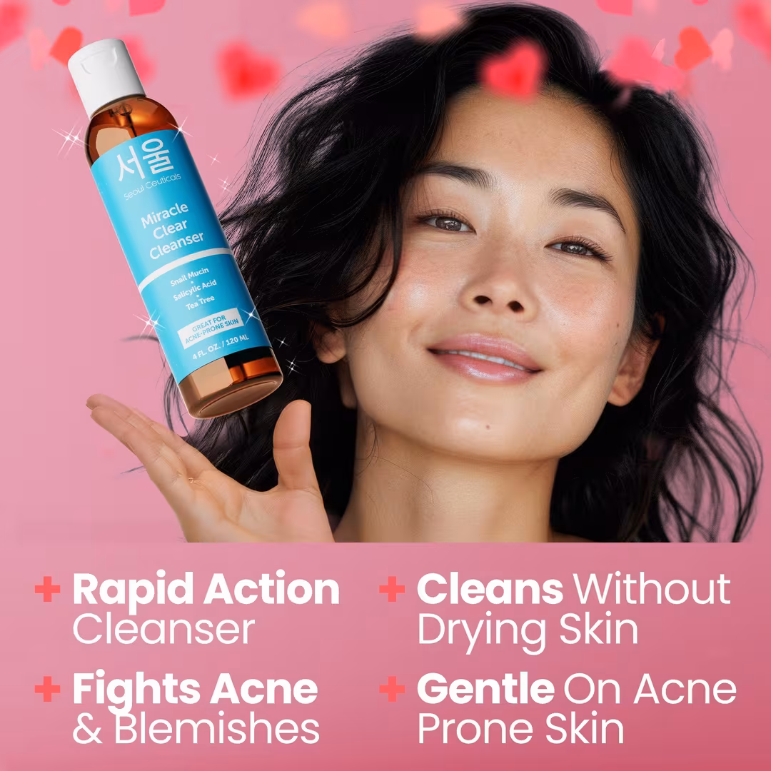 Seoul Ceuticals  Korean Skin Care Miracle Clear Cleanser
