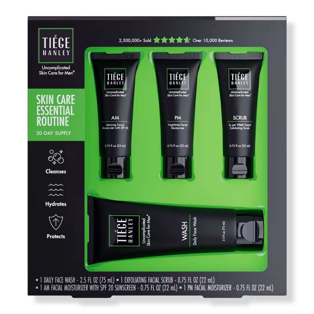 Tiege Hanley  Essential Skin Care Routine