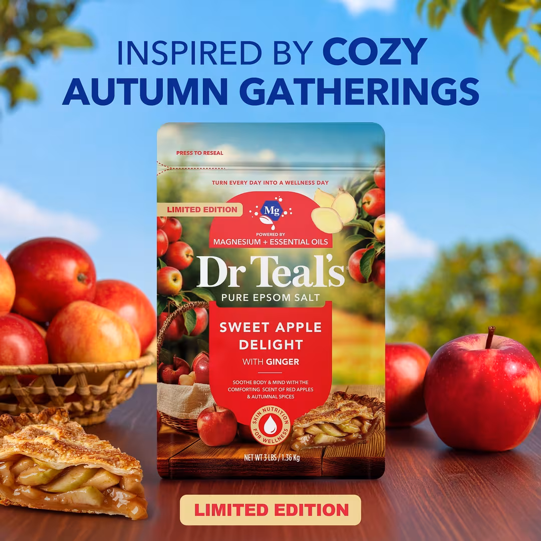 Dr Teal's  Sweet Apple Delight Epsom Salt Magnesium Soak