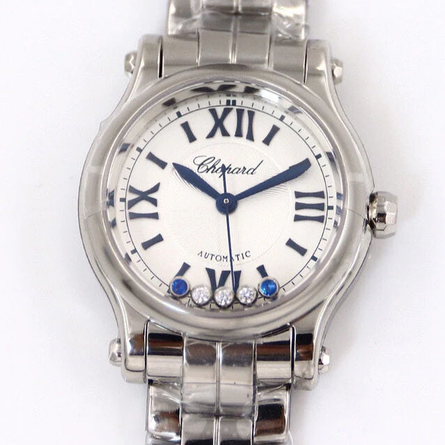 Chopard Watch Happy Sport 36mm Silver White Dial