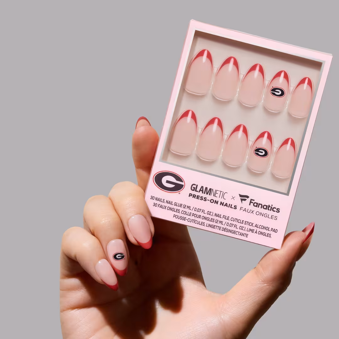 Glamnetic x Fanatics Nail  Georgia Bulldogs Press-On Nails