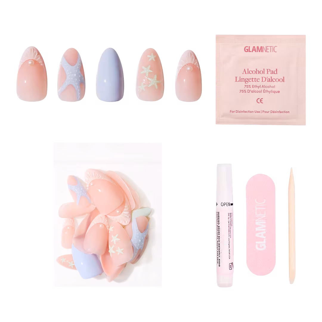 Glamnetic  Salty Waves Press-On Nails