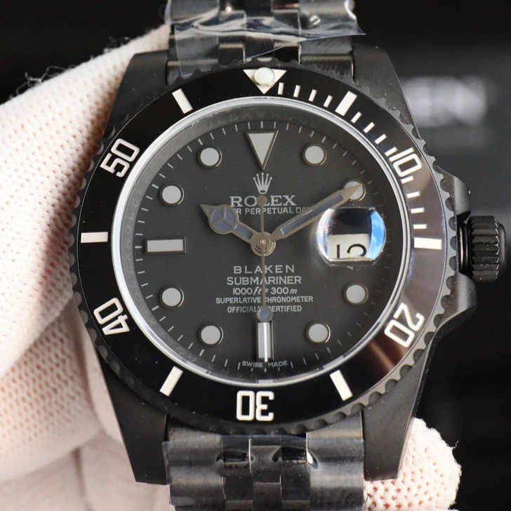 Rolex Watch Blaken 40mm Black