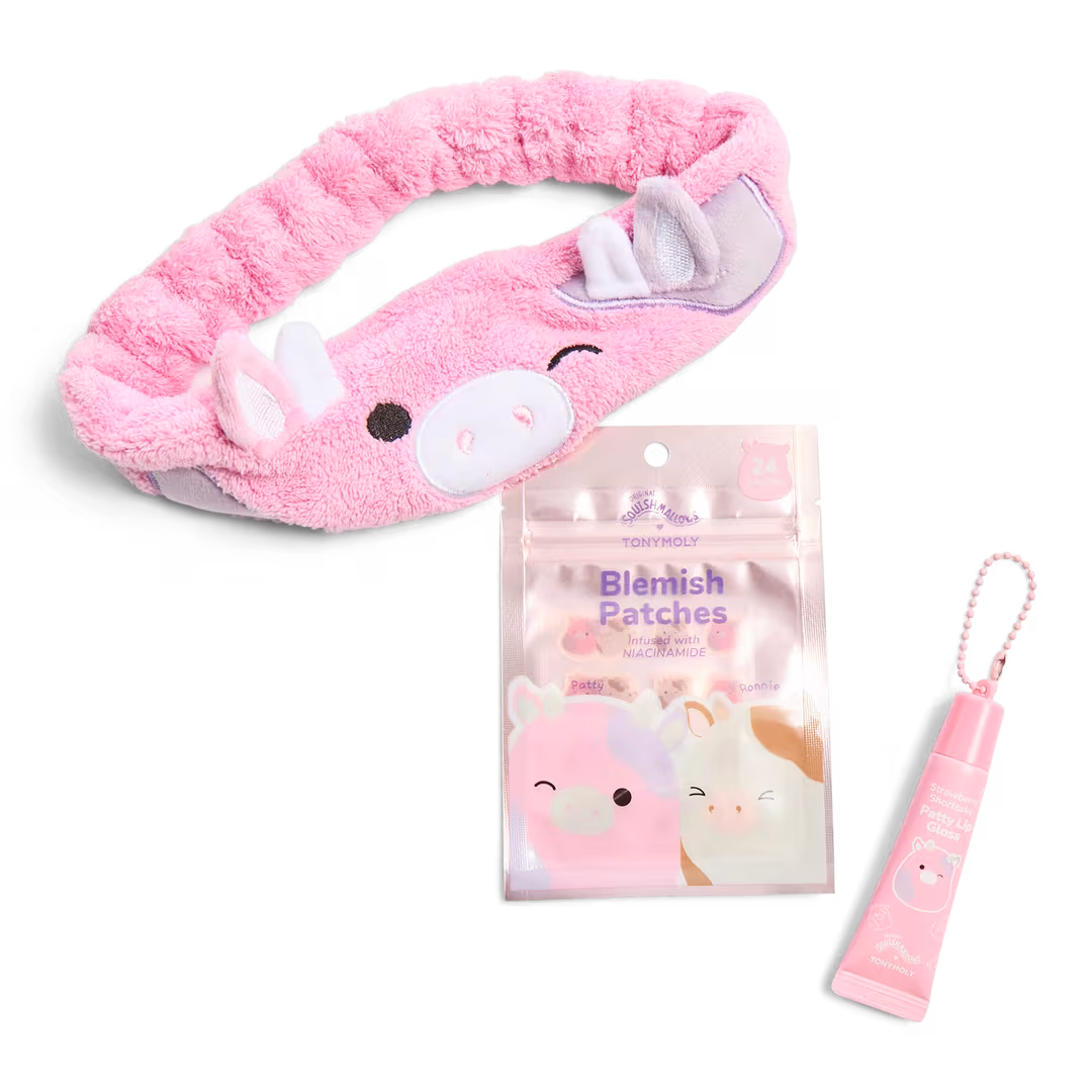 TONYMOLY  Squishmallows Perfectly Pink Patty Selfcare Bundle
