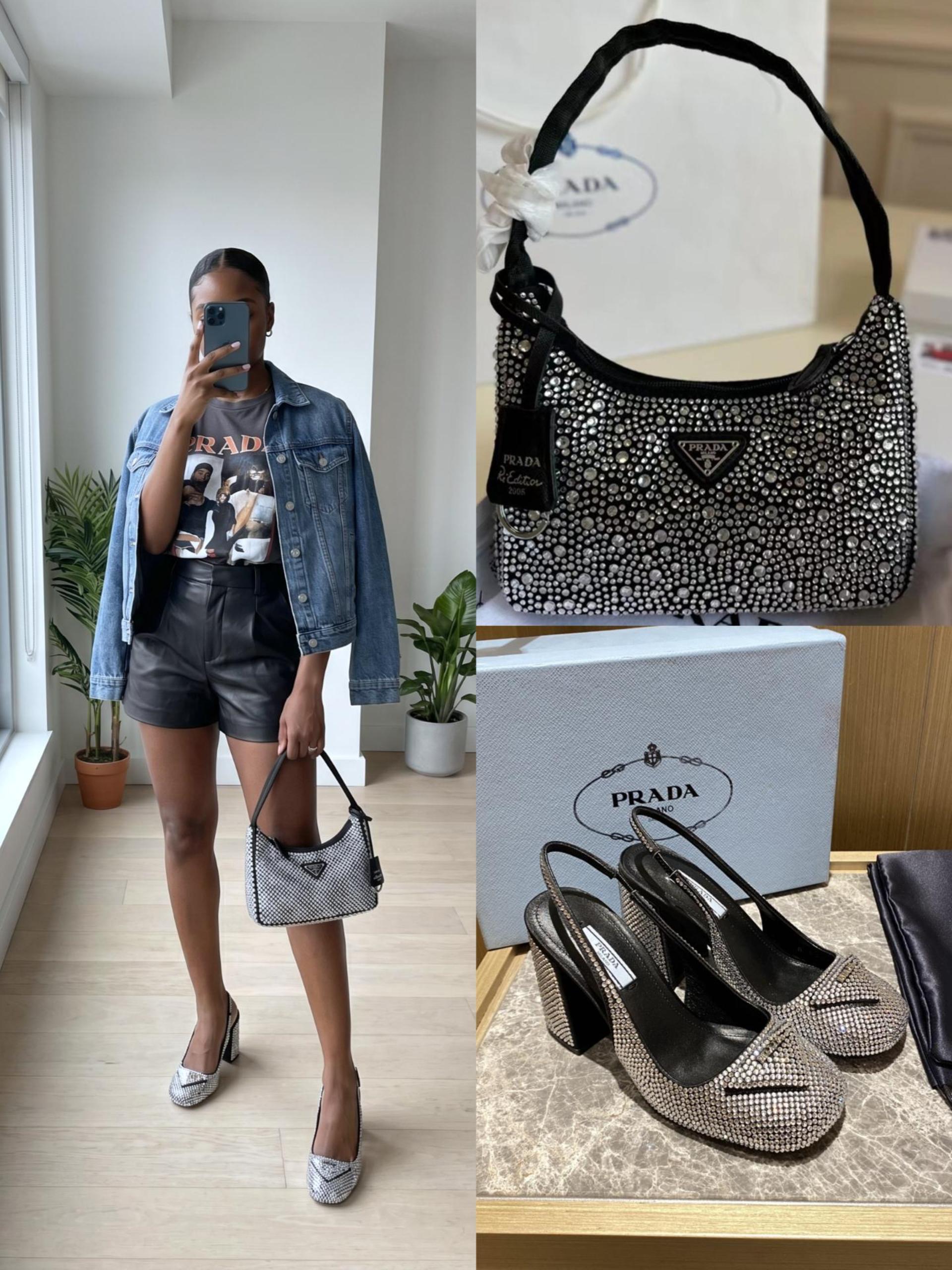 Prada Shoes & Bag Set