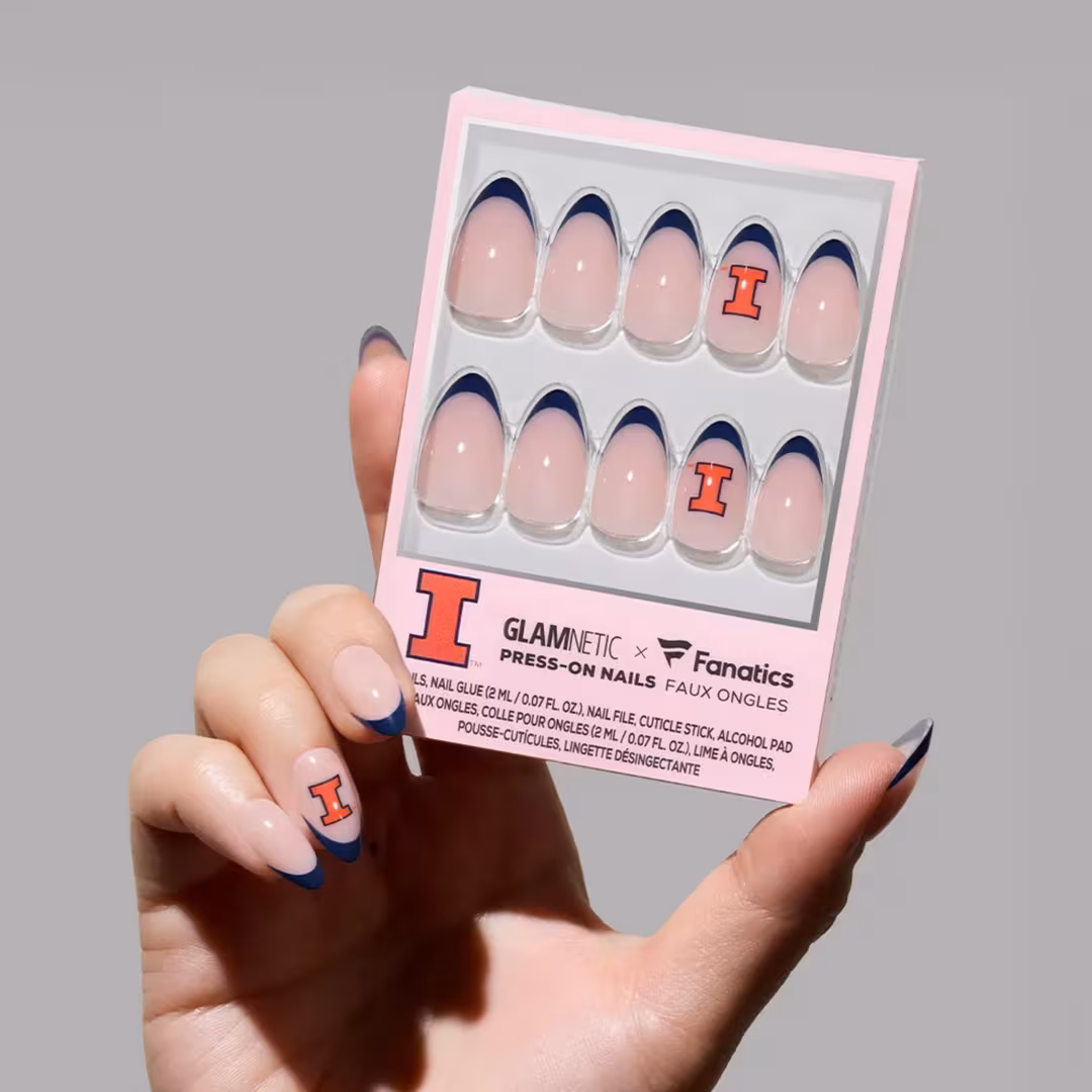 Glamnetic x Fanatics Nail  Illinois Fighting Illini Press-On Nails