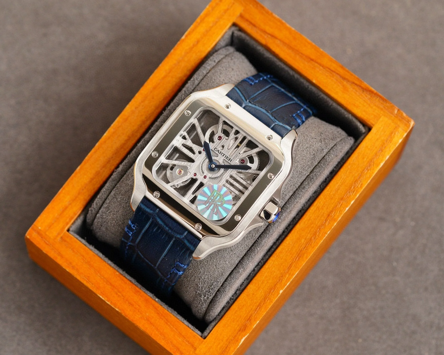 Cartier Watch SANTOS STEEL CASE  SKELETON