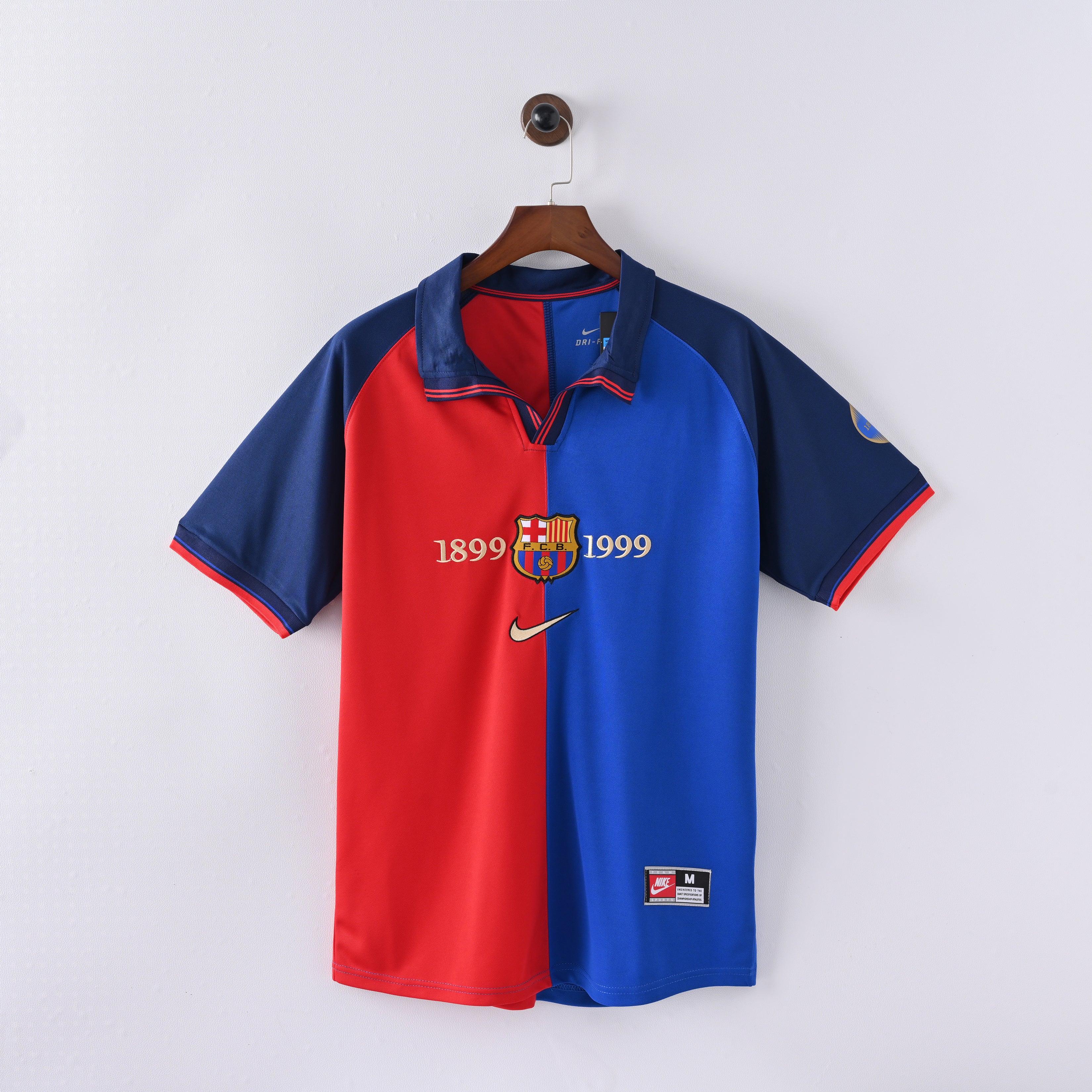 Barcelona Retro Vintage Centenary Jersey Men 1899-1999