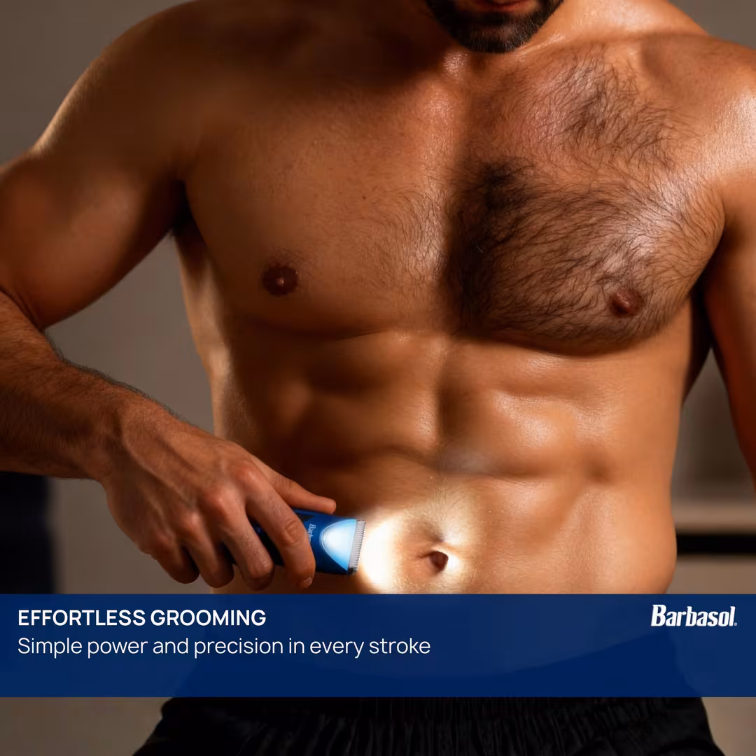 Barbasol Shaving  Rechargeable Cordless Waterproof LCD Screen Ceramic Body Hair Trimmer