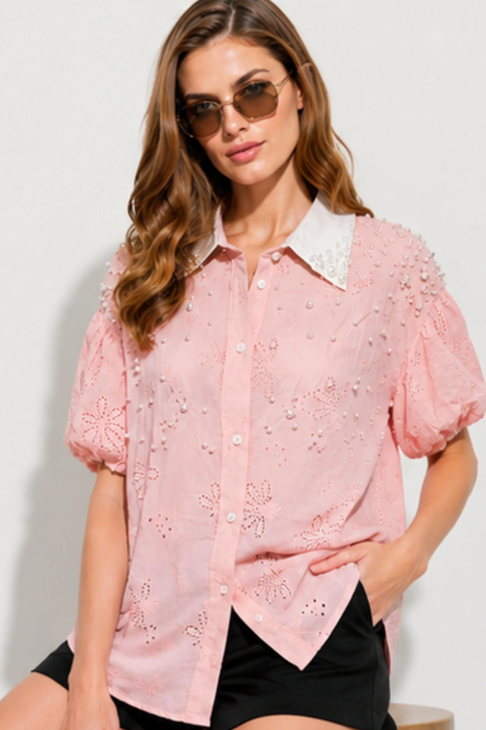 Soft Bloom Pearl Shirt