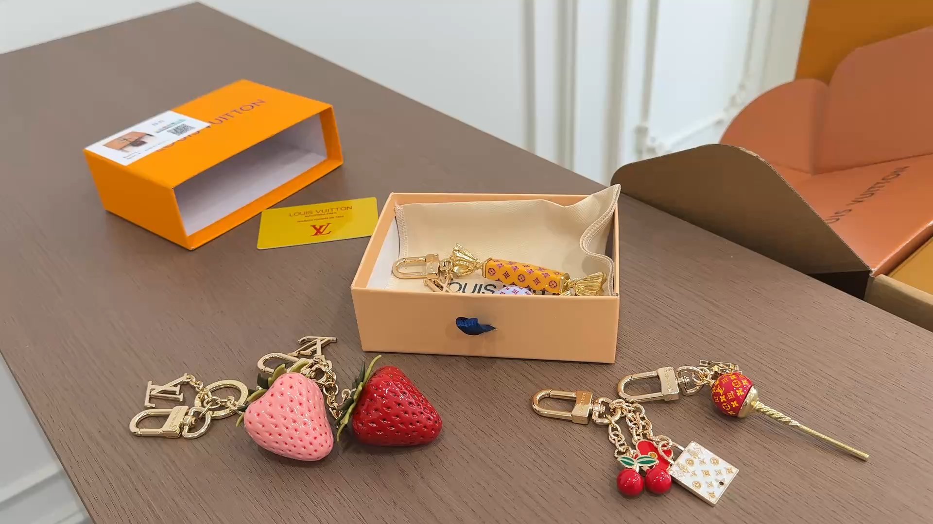 LV Cute Keychain Charm