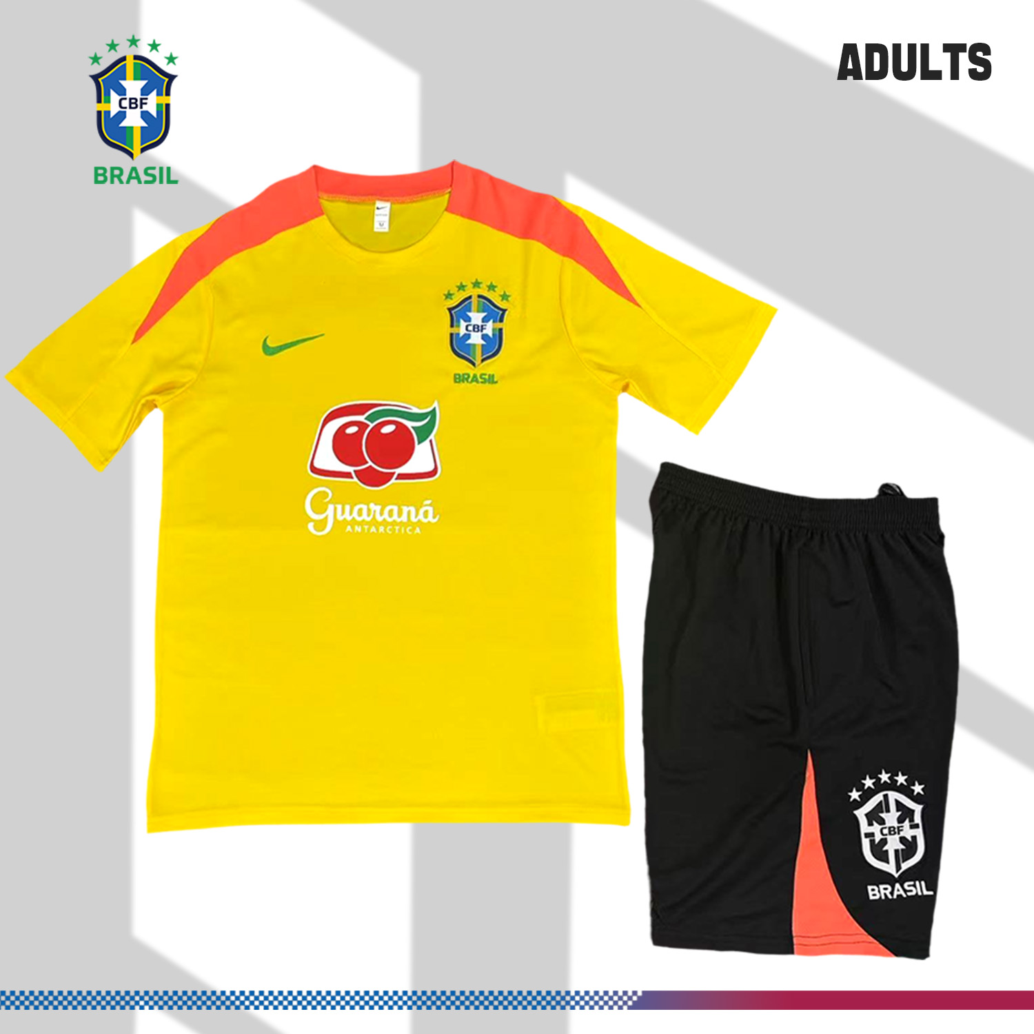 2025/2026 Brazil Short Sleeve Training Kit (Adult Kit)