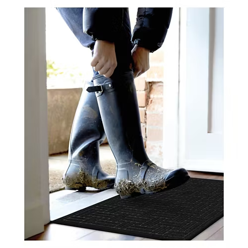 2′ x 3′ Mega Scraper Mat – Black Basketweave