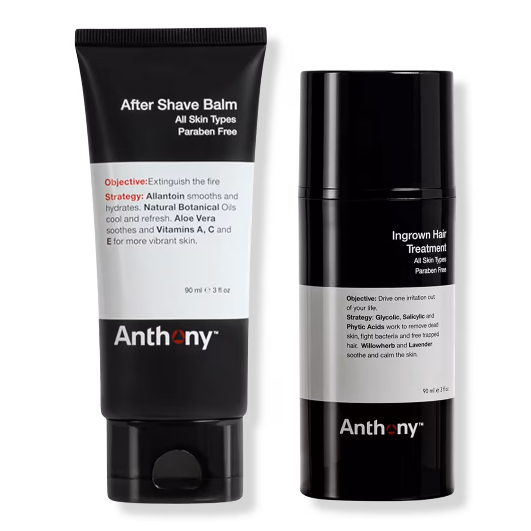 Anthony  After-Shave Balm and Ingrown Hair Treatment Duo