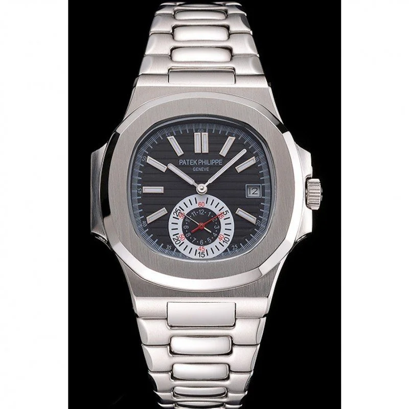 Nautilus Replica 5980/1A-014 Patek Philippe Dial Black 40 mm, Stainless Steel