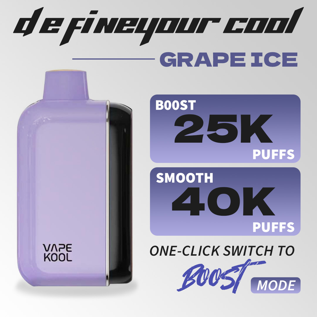GRAPE ICE VAPEKOOL KOLOS 40000 PUFFS