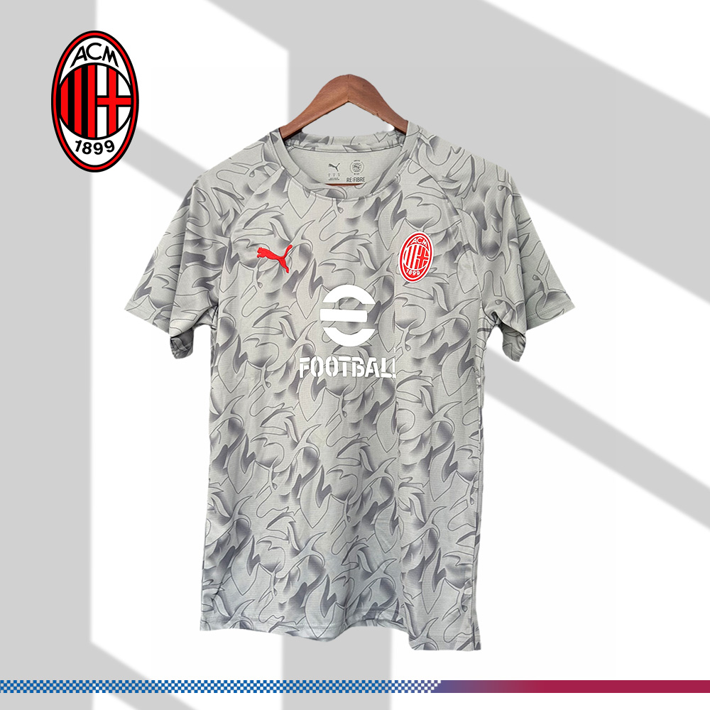 2025/2026 AC Milan Pre-match Training Football Shirt (Fan Edition)