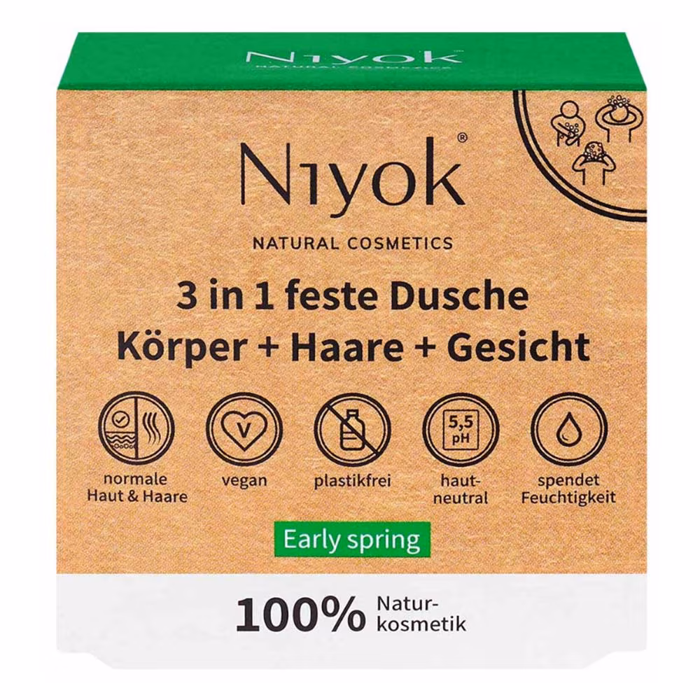 3in1 feste Dusche Körper+Haare+Gesicht - Early spring