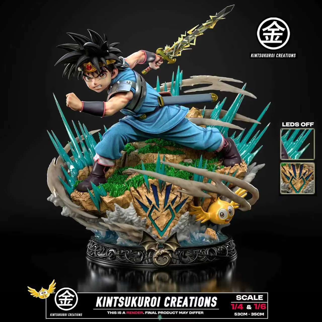 Dragon Quest: The Adventure of Dai - Dai | 1:6/1:4 Resin Statue | by Kintsukuroi Creations